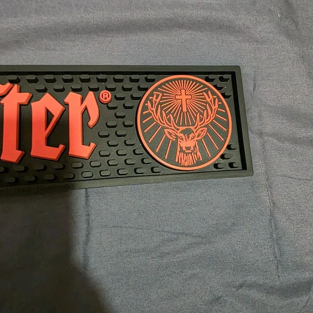 Jagermeister Rubber Bar Rail Runner Spill Mat Heavy Duty  21